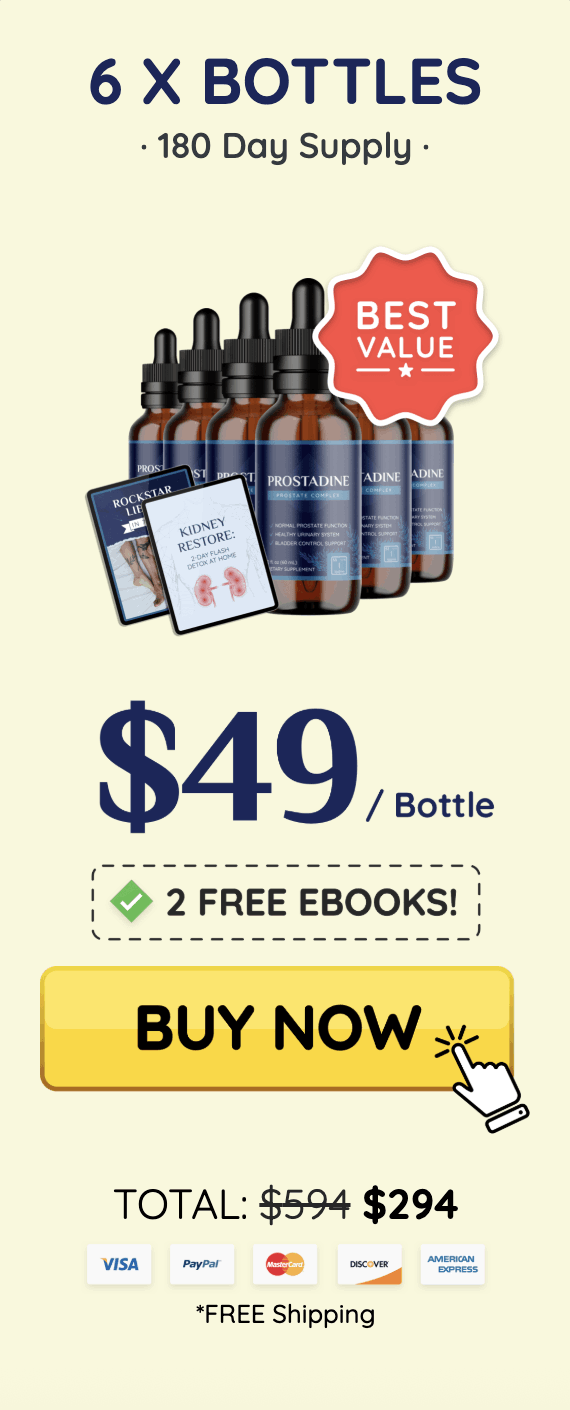 Prostadine 6 bottles