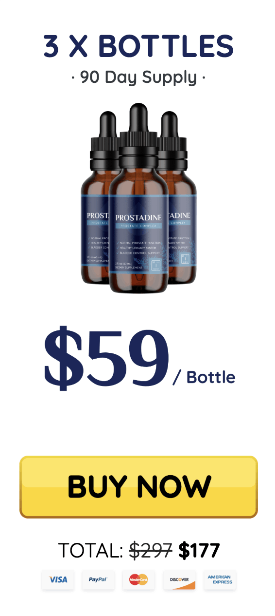 Prostadine 3 bottles